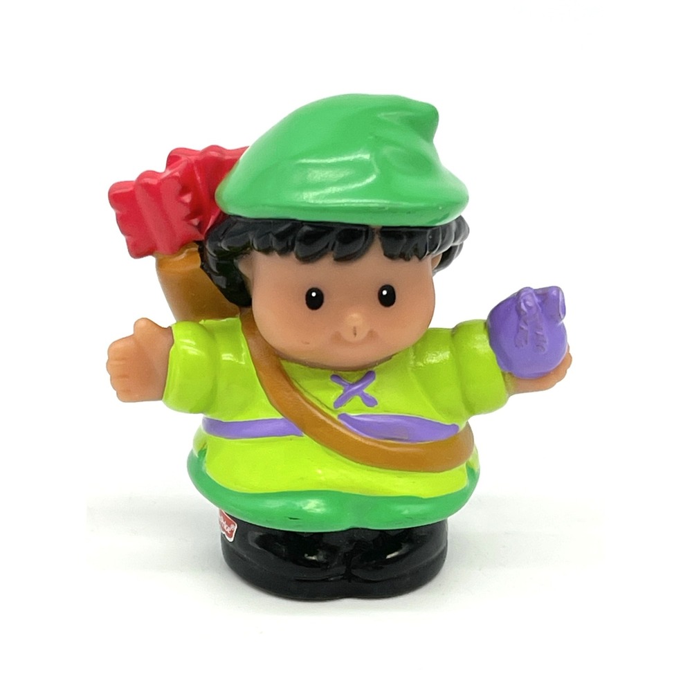 Fisher Price Little People Watchful Woodsman C1853 Archer Figure 2003 Robin Hood